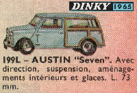 <a href='../files/catalogue/Dinky France/199/1965199.jpg' target='dimg'>Dinky France 1965 199  Austin Seven</a>